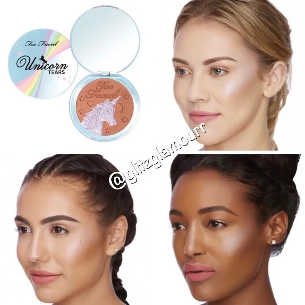 🦄Too Faced Unicorn Tears Iridescent Mystical Bronzer🦄